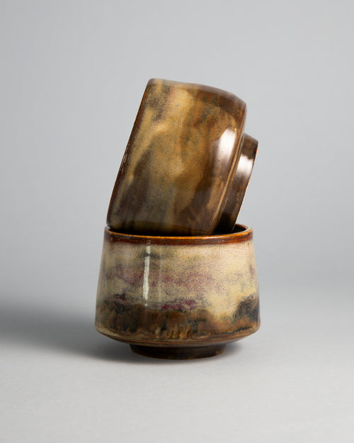 WINDY CUP 'STRATA', two cups stacked